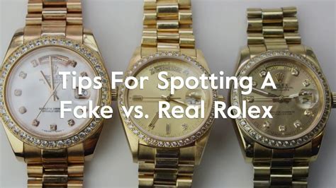 how do you know if a rolex is fake